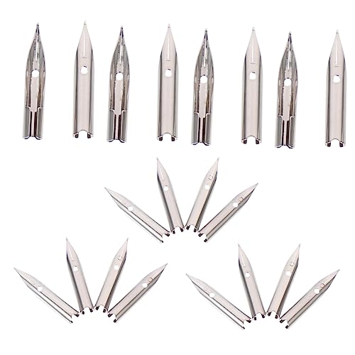 OSALADI 20Stücke Brunnenstift Ersatzstifte Kalligraphie Nibs Set Praktische Und Langlebige Schreibfeder Für Schreiben Gothic Stil OSALADI 20Stücke Brunnenstift Ersatzstifte Kalligraphie Nibs Set Praktische Und Langlebige Schreibfeder Für Schreiben Gothic Stil von OSALADI