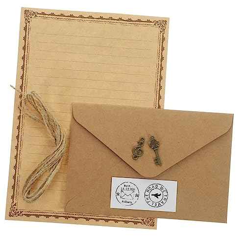 OSALADI 2Sätze Retro Briefpapier Set Mit Umschlägen Schreibpapier Für Teile Design Für Persönliche Botschaften Und Besondere Anlässe OSALADI 2Sätze Retro Briefpapier Set Mit Umschlägen Schreibpapier Für Teile Design Für Persönliche Botschaften Und Besondere Anlässe von OSALADI