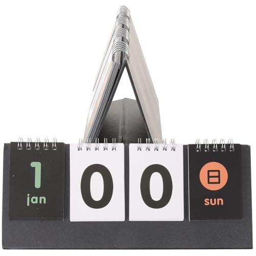 OSALADI 2Stücke Stilvolle Desktop Kalender Kreative Tischdekoration Für Zuhause Und Büro Countdown Kalender Für Besondere Anlässe Und Feiertage Design von OSALADI
