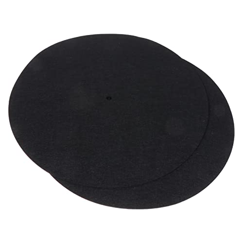 OSALADI 2Stücke Vinyl Plattenteller Matte Antistatische Schallplattenauflage für Dicke Vibrationen Verbessert Audioqualität OSALADI 2Stücke Vinyl Plattenteller Matte Antistatische Schallplattenauflage für Dicke Vibrationen Verbessert Audioqualität von OSALADI