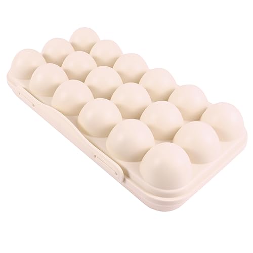 OSALADI 2st Einwegbehälter Tragbarer Kühlschrank Eierkartons Behälter Mit Deckel Aufbewahrungsboxen Mit Deckel Klarer Behälter Eierverschlussbehälter Eierlocher Eierablage Netz von OSALADI