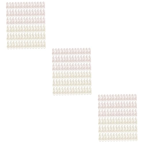 OSALADI 3 Sätze Geformte Büroklammern Farbpapierclips Lustige Papierclips Große Farbige Büroklammern Süße Bunte Büroklammern Liebe Büroklammern Büro Dekorative Papierklammern 100 Stück * 3 von OSALADI