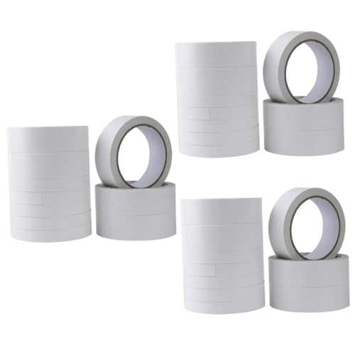 OSALADI 3 Sätze Klebeband Klebrig Büroband Band Schwere Doppelseitige Klebebänder Handwerk Trans-tape Diy-klebebänder Mehrzweck-klebebänder Trennpapier Weiß 9 Rollen * 3 OSALADI 3 Sätze Klebeband Klebrig Büroband Band Schwere Doppelseitige Klebebänder Handwerk Trans-tape Diy-klebebänder Mehrzweck-klebebänder Trennpapier Weiß 9 Rollen * 3 von OSALADI