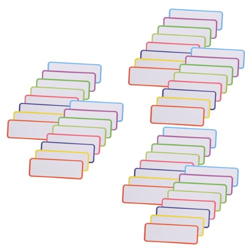 OSALADI 3 Sätze Magnetisches Etikett Kühlschrankmagnet Streifen Etikett Für Trockenerlöser Magnete Für Whiteboard Etiketten Für Whiteboard Dünn Magnetetiketten Aufkleber 54 Stück * 3 von OSALADI