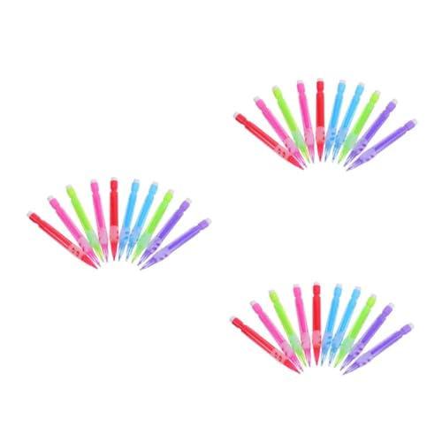 OSALADI 3 Sätze Mini-druckbleistift Bleistifte Süßer Druckbleistift Süße Schulsachen Kleine Stifte Mini-bürobedarf Japanischer Druckbleistift Buntstifte Taschenbleistift Pp 10 Stück * 3 von OSALADI
