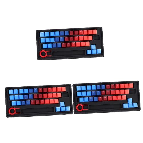 OSALADI 3 Sets Tastenkappen Für Mechanische Tastaturen Gaming-tastaturen Tastenkappen Tastaturzubehör Tastaturschutz Tastenkappen Langlebigkeit Lichtecht Staubdicht von OSALADI