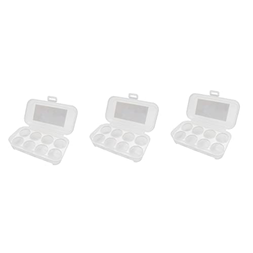 OSALADI 3 Stücke 8 Box 8 Lagerung Container Pp Material Kühlschrank Tragbare Box Weiß Lock Funktion Schützen Eier OSALADI 3 Stücke 8 Box 8 Lagerung Container Pp Material Kühlschrank Tragbare Box Weiß Lock Funktion Schützen Eier von OSALADI
