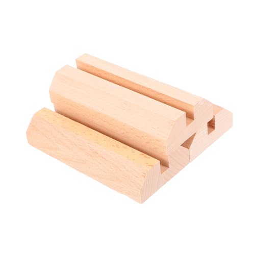 OSALADI 3 Stück Hochzeitsschildständer Papierständer Tisch-menüständer Tischwerbeständer Fotohalter Für Tafelaufsätze Desktop-display-schilderhalter Zeichen Steht Für Anzeige Beige Holz von OSALADI