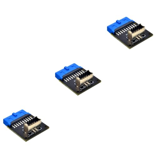 OSALADI 3 Stück PC Adapter Büro USB 30 Adapter USB Header Splitter Interner Adapter USB Typ E Adapter Ersatz Frontplatten Buchse USB Frontplatten Konvertierung Kleiner OSALADI 3 Stück PC Adapter Büro USB 30 Adapter USB Header Splitter Interner Adapter USB Typ E Adapter Ersatz Frontplatten Buchse USB Frontplatten Konvertierung Kleiner von OSALADI