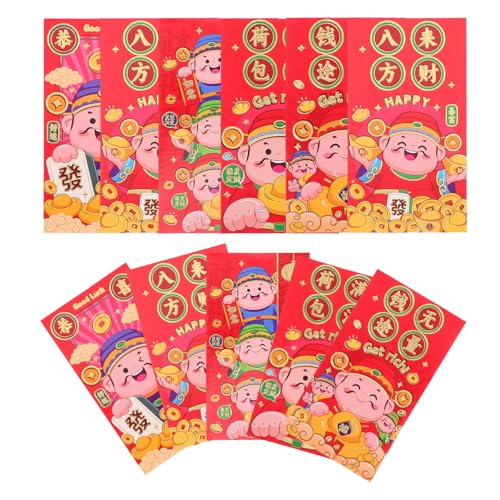 OSALADI 30 Stück Rote Umschläge für das Frühlings fest Festival Umschlag Etiketten rote pakete des chinesischen neujahrsfests kreatives rotes paket beschichtetes Papier OSALADI 30 Stück Rote Umschläge für das Frühlings fest Festival Umschlag Etiketten rote pakete des chinesischen neujahrsfests kreatives rotes paket beschichtetes Papier von OSALADI