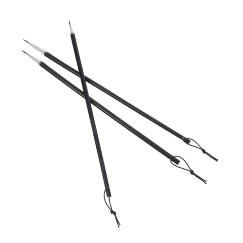 OSALADI 3er Set Langhao Hookline-stift Pinsel Im Chinesischen Stil Japanischer Kalligraphiepinsel Chinesische Binstessumi -bürsten Chinesischer Kalligraphiepinsel Black Wolfshaar von OSALADI