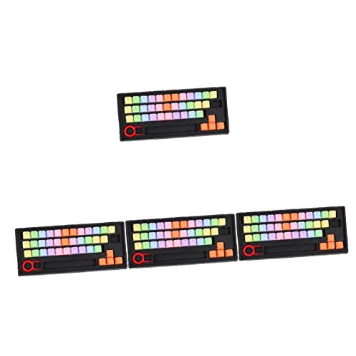 OSALADI 4 Sätze Tastenkappe Pudding Keycaps Keyset Bunte Tastaturkappen Tastaturschutz Tastatur versorgung Tastaturen Tastaturzubehör Tastatur-Dekor Suite Schutzfilm Klaviatur pbt von OSALADI