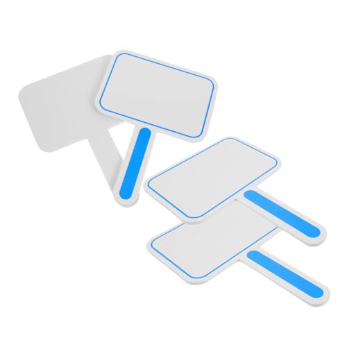 OSALADI 4 Stück leere Anzeigetafel Whiteboard -Paddel Wort trockener Paddel Tragbare Anzeigetafel Paddelbrett paddeln breites Paddelbrett Handschrifttafel Wortzuordnungspaddel Schaum Blue von OSALADI