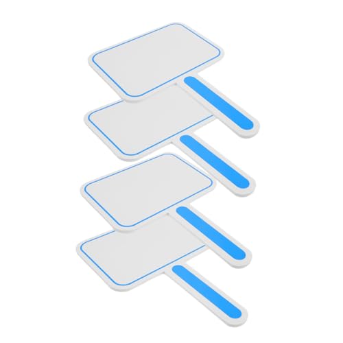 OSALADI 4 Stück leere Anzeigetafel Whiteboard -Paddel trocken abwischbare Anzeigetafel tragbares Whiteboard trocken abwischbare Tafel Handbrett kleine Tafel Paddelbrett paddeln Schaum Blue OSALADI 4 Stück leere Anzeigetafel Whiteboard -Paddel trocken abwischbare Anzeigetafel tragbares Whiteboard trocken abwischbare Tafel Handbrett kleine Tafel Paddelbrett paddeln Schaum Blue von OSALADI