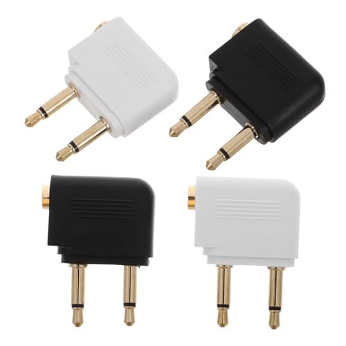 OSALADI 4 Stücke -kopfhörerstecker Doppelstecker-Adapter Flugzeugadapter Für Kopfhörer Kopfhöreradapter Für Flugzeug Doppelter Kopfhöreranschluss-Adapter Vergoldeter Kupferstecker OSALADI 4 Stücke -kopfhörerstecker Doppelstecker-Adapter Flugzeugadapter Für Kopfhörer Kopfhöreradapter Für Flugzeug Doppelter Kopfhöreranschluss-Adapter Vergoldeter Kupferstecker von OSALADI