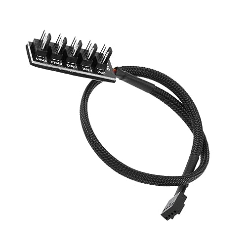 OSALADI 4-poliges Kabel Verlängerung Stromkabel Verkaufsstellen USB Stecker Adapterkabel Splitterkabel Black von OSALADI