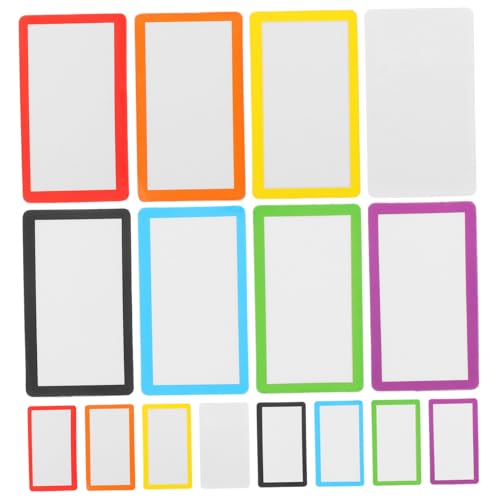 OSALADI 40 Stück Magnetische Namens aufkleber Handwerk Streifen Stichworte Etiketten Mini Name Tag -Aufkleber Whiteboard-Zubehör Magnetetikett für Kühlschrank das Haustier von OSALADI