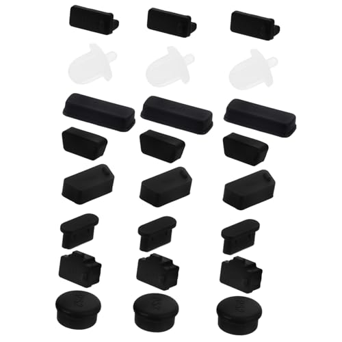 OSALADI 2sets Port Computer Set Silikon Schutz Abdeckung Stopper Für Computer 24 Stücke * 2 von OSALADI