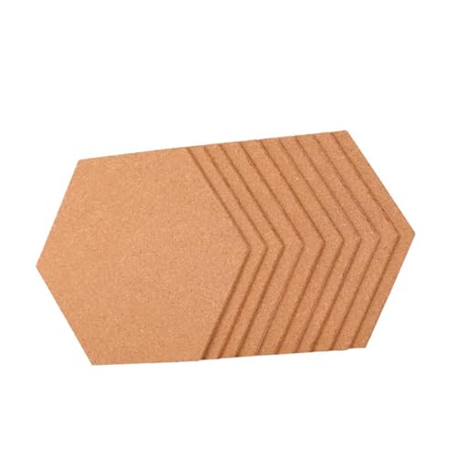 OSALADI 4Stücke Sechseckige Korkplatten Selbstklebend Dekorative Pinnwand Für Notizen Und Fotos Im Modernen Design Für Home Office Und Kreatives Wanddekor von OSALADI