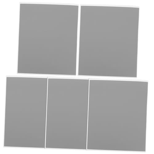 OSALADI 5 Blätter Rubbelkarten-Aufkleber Nummernaufkleber Aufkleber kratzen Transparentes Etikett Aufkleber-Etiketten lustig für abkratzen beschichtetes Papierkleberaufkleber Grau von OSALADI