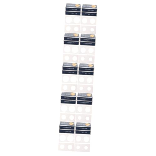 OSALADI 5 Sätze Münz-büroklammer Für Sammler Münzfälle Beschützer Sammlung Inhaber Fall Münzhalter Büroklammerhalter Münzklammer Praktischer Münzclip Münzzubehör Papier 4boxen*5 von OSALADI