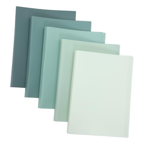 OSALADI 5 Stück Informationsbroschüre Veranstalter Dateiordner Einheit mehrere Abteil fünf aktenordner Plastikordner Kunsttragende Mappe Lackieren von Lagerbehältern Green OSALADI 5 Stück Informationsbroschüre Veranstalter Dateiordner Einheit mehrere Abteil fünf aktenordner Plastikordner Kunsttragende Mappe Lackieren von Lagerbehältern Green von OSALADI