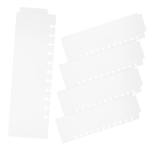 OSALADI 5 Stück Notizbuch Binder Notizbuch Divider Praktische Lesezeichen Mini Ordner Trennkarten Flexible Buchmarken Ordnerteiler im Letter-Format Seitenteiler Plastik Transparent OSALADI 5 Stück Notizbuch Binder Notizbuch Divider Praktische Lesezeichen Mini Ordner Trennkarten Flexible Buchmarken Ordnerteiler im Letter-Format Seitenteiler Plastik Transparent von OSALADI