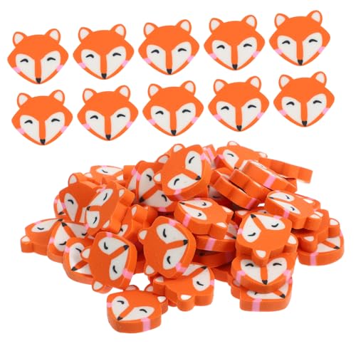 OSALADI 50 Stück Kleiner Fuchs-Radiergummi Mini -Tierrotler süße kleine Radiergummis für winzig thematisiert Löschen Radiergummi in Fuchsform Füchse Radiergummis Orange OSALADI 50 Stück Kleiner Fuchs-Radiergummi Mini -Tierrotler süße kleine Radiergummis für winzig thematisiert Löschen Radiergummi in Fuchsform Füchse Radiergummis Orange von OSALADI