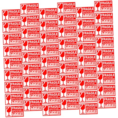 OSALADI 500 Stück Zerbrechliches Etikett klein Etiketten für Aufbewahrungsboxen Treiber Weg aufkleber Versand zerbrechlicher Etiketten Verpackung Versandetikett Papier rot OSALADI 500 Stück Zerbrechliches Etikett klein Etiketten für Aufbewahrungsboxen Treiber Weg aufkleber Versand zerbrechlicher Etiketten Verpackung Versandetikett Papier rot von OSALADI