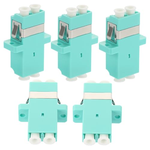 OSALADI 5Stücke Lc Lc Duplex Glasfaseradapter Hochzuverlässige Kupplungen Für Optische Kommunikationssysteme Kompatibel Mit Multimode Kabel Wiederverwendbar Stabil OSALADI 5Stücke Lc Lc Duplex Glasfaseradapter Hochzuverlässige Kupplungen Für Optische Kommunikationssysteme Kompatibel Mit Multimode Kabel Wiederverwendbar Stabil von OSALADI