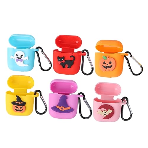 OSALADI 6 Stück Aufbewahrungsbox Für Halloween-kopfhörer Aufbewahrungstasche Für Kopfhörer Im Cartoon-Stil Kopfhörertasche Cartoon-kopfhörer-Aufbewahrungstasche Gummi OSALADI 6 Stück Aufbewahrungsbox Für Halloween-kopfhörer Aufbewahrungstasche Für Kopfhörer Im Cartoon-Stil Kopfhörertasche Cartoon-kopfhörer-Aufbewahrungstasche Gummi von OSALADI