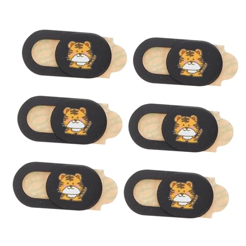 OSALADI 6-teiliges Tiger Year Webcam-objektiv-sichtschutz – Kamera-schutzhülle Für Laptop Mini-pc Handy Und Tablet OSALADI 6-teiliges Tiger Year Webcam-objektiv-sichtschutz – Kamera-schutzhülle Für Laptop Mini-pc Handy Und Tablet von OSALADI