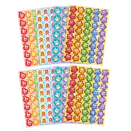 OSALADI 8 Blatt Belohnungsaufkleber Aufkleber reflektierend Spaß Kleinkinder Belohnen Lehrer dekoration stickbilder dekorative Aufkleber Belohnung druckt Aufkleber Vinyl-Aufkleber OSALADI 8 Blatt Belohnungsaufkleber Aufkleber reflektierend Spaß Kleinkinder Belohnen Lehrer dekoration stickbilder dekorative Aufkleber Belohnung druckt Aufkleber Vinyl-Aufkleber von OSALADI
