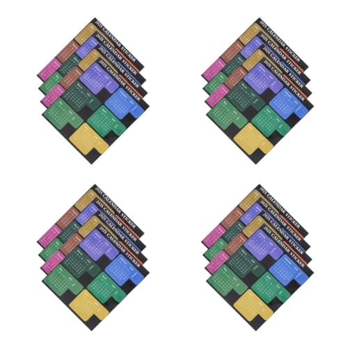 OSALADI 8 Sätze -Klebeband Planer Pads Erwachsene farbig Pastell Monat Aufkleber monatliche Kalenderaufkleber Aufkleber für den Tagesplan monatliche Aufkleber Papier OSALADI 8 Sätze -Klebeband Planer Pads Erwachsene farbig Pastell Monat Aufkleber monatliche Kalenderaufkleber Aufkleber für den Tagesplan monatliche Aufkleber Papier von OSALADI