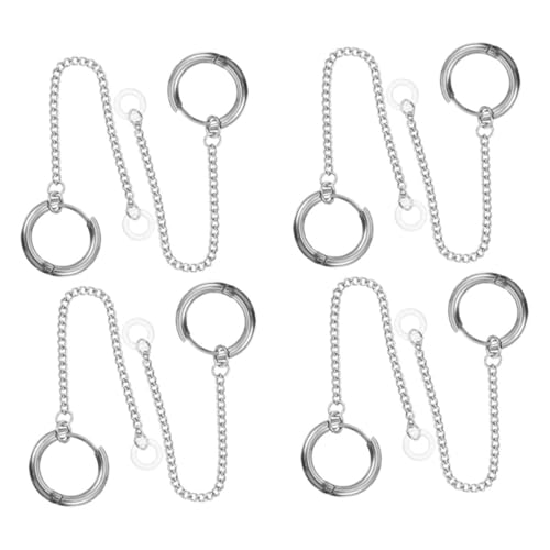OSALADI 8 Stück Anti-Verlust-Ohrringe Anti Verlorener Ohrring Anti-verlorene Kopfhörerkette Kreativer Kopfhörer Kettenohrringe Anti-verlorene Kette Für Kopfhörer Silver Stahl OSALADI 8 Stück Anti-Verlust-Ohrringe Anti Verlorener Ohrring Anti-verlorene Kopfhörerkette Kreativer Kopfhörer Kettenohrringe Anti-verlorene Kette Für Kopfhörer Silver Stahl von OSALADI