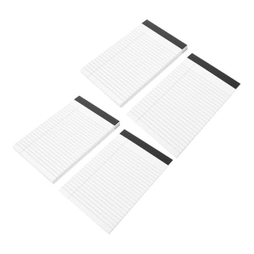 OSALADI 8 juristischer Notizblock notizbuch auflisten Pads Zeitschrift Notizen für legal Rechtsnotizbuch Reißbare Notizbuch Dekoratives Notizbuch Notizbücher Kleiner Notizblock Papier Weiß von OSALADI