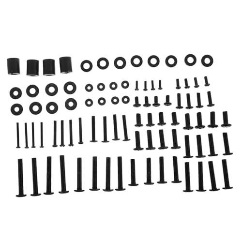 OSALADI 88 Stück Tv -ständer Montageschrauben Befestigungsmaterial Für Rahmenlose Spiegel Ersatzteile Für Fernseher Tv-montageset Schwere Regalhalterungen Wandmontage Standoff Black Metall OSALADI 88 Stück Tv -ständer Montageschrauben Befestigungsmaterial Für Rahmenlose Spiegel Ersatzteile Für Fernseher Tv-montageset Schwere Regalhalterungen Wandmontage Standoff Black Metall von OSALADI