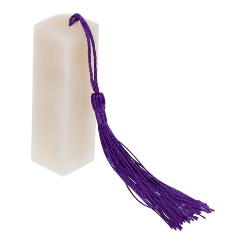 OSALADI Blanker Steinstempel Mit Quasten -steinverschluss -gravur -werkzeug Für Anfänger DIY Craft Tool Für Kalligraphie Scrapbooking von OSALADI