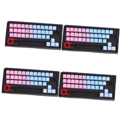 OSALADI Gaming-Tastatur Mechanische Tastaturen 4 Sätze Tastenkappe Mechanische Tastatur Pbt Rechner Bilden Tastaturschutz Computer Tastatur von OSALADI