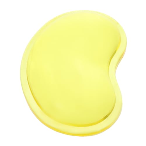 OSALADI -Handgelenkpolster komfortabel Handgelenkstissen Schreibtisch Spiel Laptop computer zubehör handgelenkstütze Büro Zubehör Handgelenk Mauspad kleines -Pad Kieselgel Yellow von OSALADI
