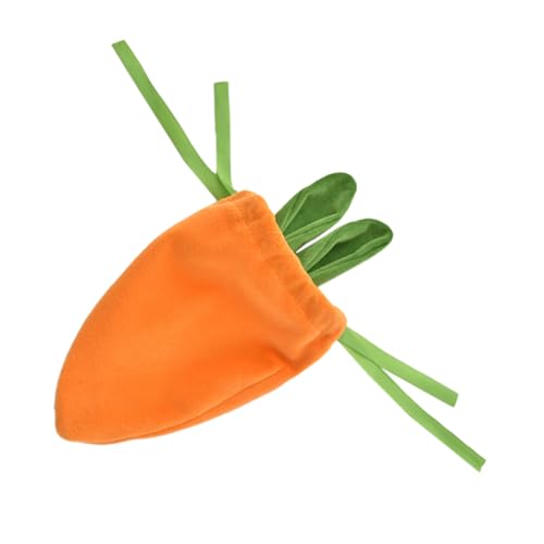 OSALADI Karottenbündel Tasche Ostern Leckerli Tasche Neuheit Tasche Karotte Schreibwaren Beutel Samt Tuch Orange von OSALADI