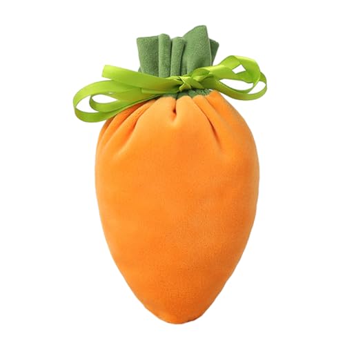 OSALADI Karottenbündeltasche Tasche Für Ostergeschenke Samtstoff Orange von OSALADI