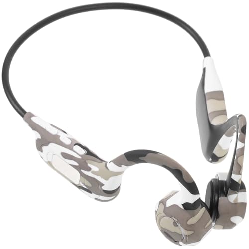 OSALADI Knochenleitungs-Headset Knochenleitende Ohrhörer Sportliche Kopfhörer Knochen-Headset Kabellose Kopfhörer Übungskopfhörer Sport-Headset Knochenkopfhörer PVC Induktiv OSALADI Knochenleitungs-Headset Knochenleitende Ohrhörer Sportliche Kopfhörer Knochen-Headset Kabellose Kopfhörer Übungskopfhörer Sport-Headset Knochenkopfhörer PVC Induktiv von OSALADI
