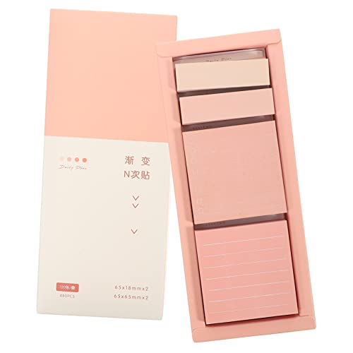 OSALADI Kreative Haftnotizen Selbstklebende Memo Pads Für To Do Listen Abnehmbar Wiederverwendbar Praktisch Für Büro Und Zuhause Pro Packung von OSALADI