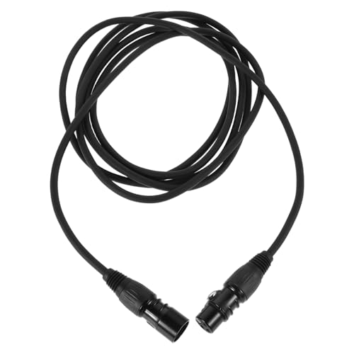 OSALADI Mikrofonkabel Audio Midi Verlängerungskabel Gitarren Patchkabel Stecker Stecker Kabel Kondensatormikrofon Mikrofonakkord Bühnenmikrofonkabel Schwarzer Kupferdraht von OSALADI