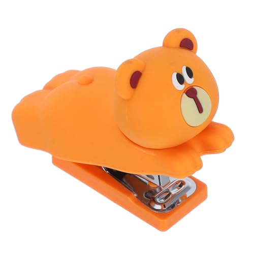 OSALADI Mini-hefter Mini -hefter Mikrohefter Bürowefter Netter Hefter Tierhefter Hefter Für Kleiner Hefter Mit Heftklammern Mini-bürobedarfsset Metall Brown von OSALADI