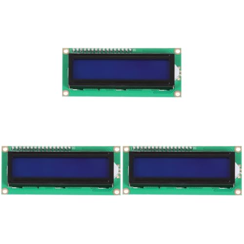OSALADI Modul Elektronisches Bauteil 3st LCD-modulanzeige Kompatibel Für Mega R3 1602a Serielles LCD-modul LCD Bildschirm Monitor I2c Flüssigkristallanzeige Flüssigkristallmodul von OSALADI