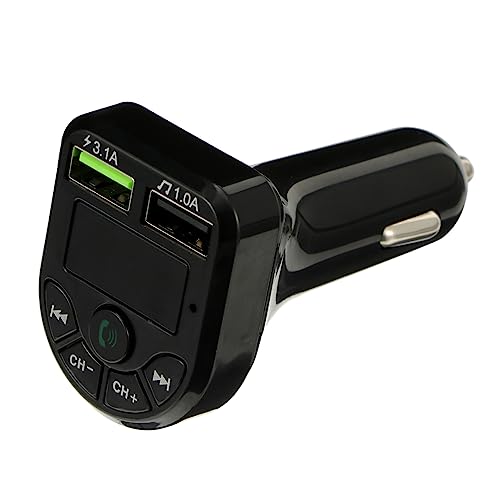 OSALADI Musikspieler Wireless Autoadapter mit Dual USB Schnellladung Tragbarer Auto Player für Sprachnavigation Kompatibel mit Smartphones Lautsprechern OSALADI Musikspieler Wireless Autoadapter mit Dual USB Schnellladung Tragbarer Auto Player für Sprachnavigation Kompatibel mit Smartphones Lautsprechern von OSALADI