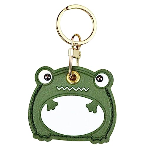 OSALADI PU Leder Schlüsselanhänger mit Kartenetui für Zugangskarten Multifunktionale Halterung Kompatibel mit Apple Eleganter Taschenanhänger für Schlüssel und Karten von OSALADI