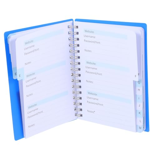 OSALADI Passwortbuch Mit Alphabetischen Tabs Praktischer Notizblock Zur Verwaltung Von Benutzernamen Und Passwörtern Individueller Passwort Organizer Für Einfache OSALADI Passwortbuch Mit Alphabetischen Tabs Praktischer Notizblock Zur Verwaltung Von Benutzernamen Und Passwörtern Individueller Passwort Organizer Für Einfache von OSALADI